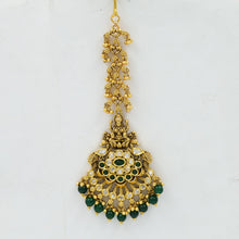 Antique Gold Finish Maang Tikka 10328-28