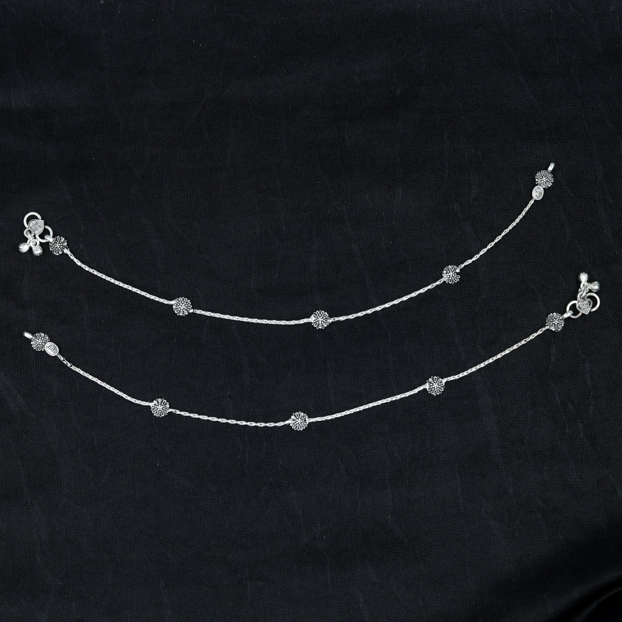 Pure Silver 925 Hallmarked Payal/Anklet 7895-20