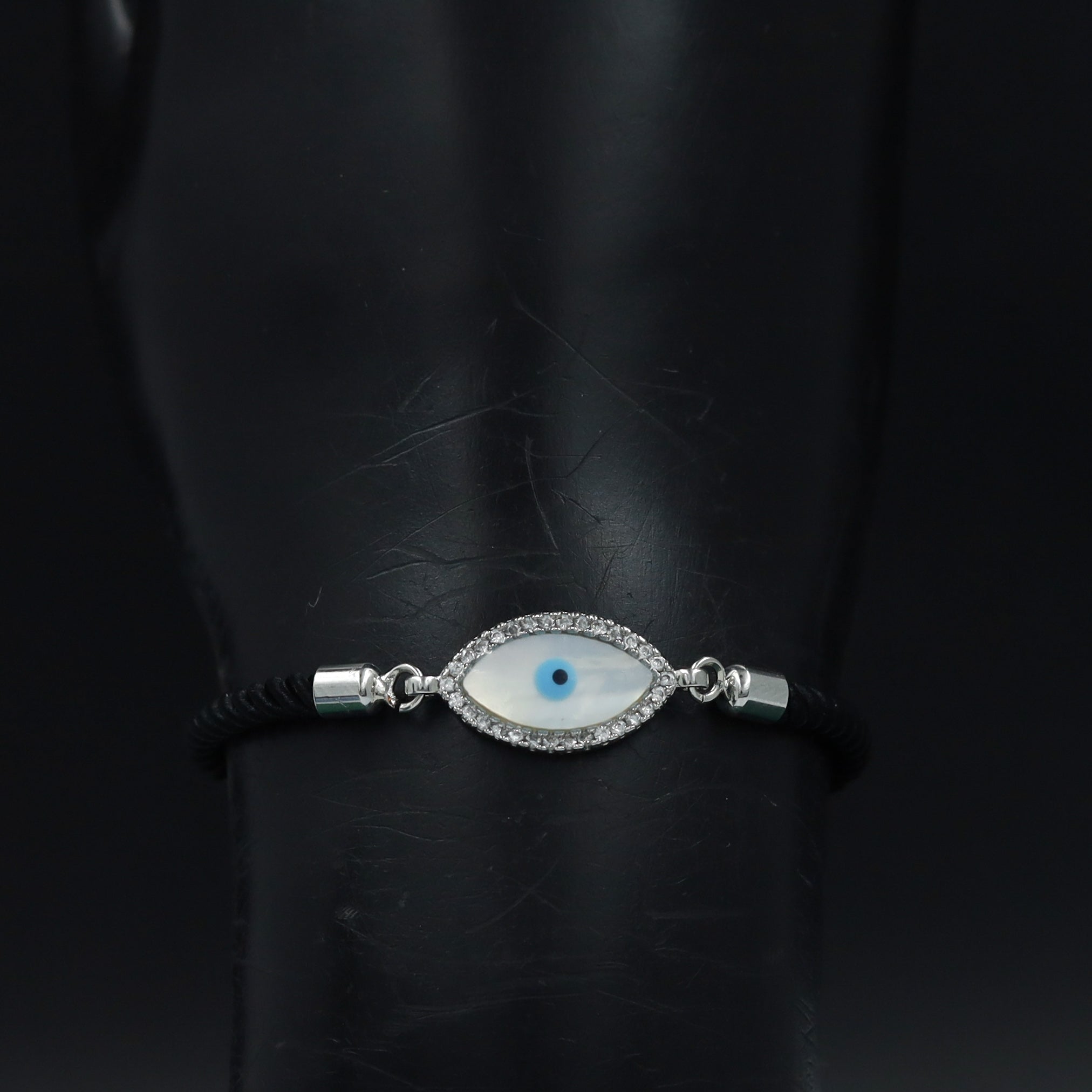 Evil Eye Silver Plated Bracelet 9813-05