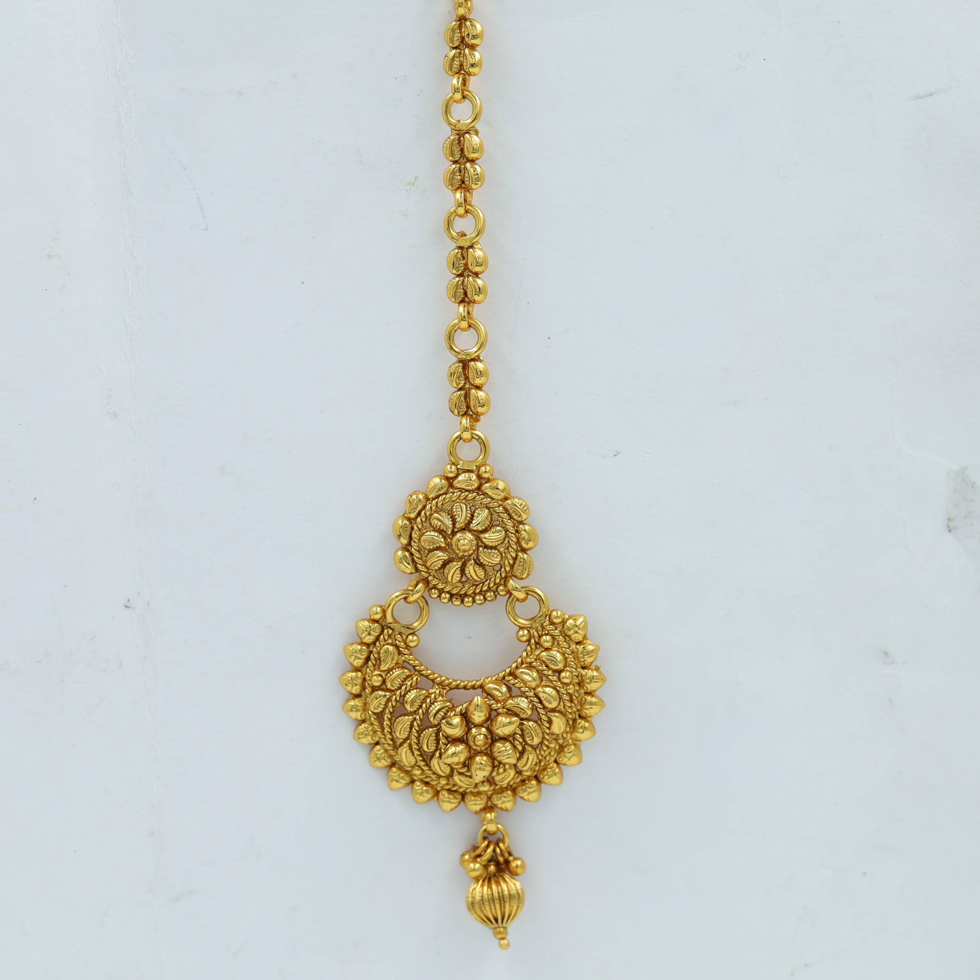 Sone Ka Mang Tika 22 Carat Gram Female Gold Maang Tikka At