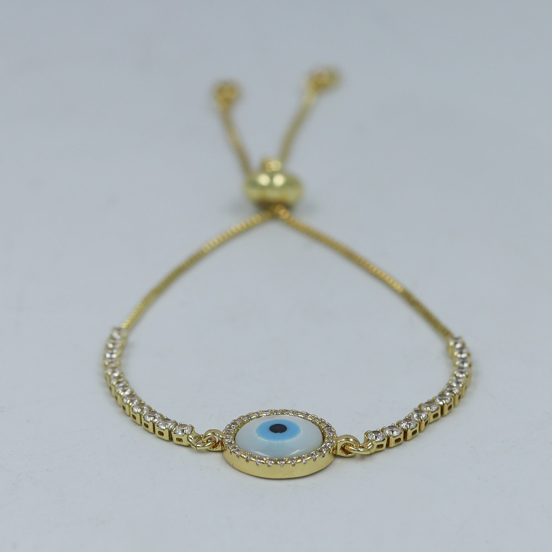 Evil Eye Zircon/AD Bracelet 11554-88