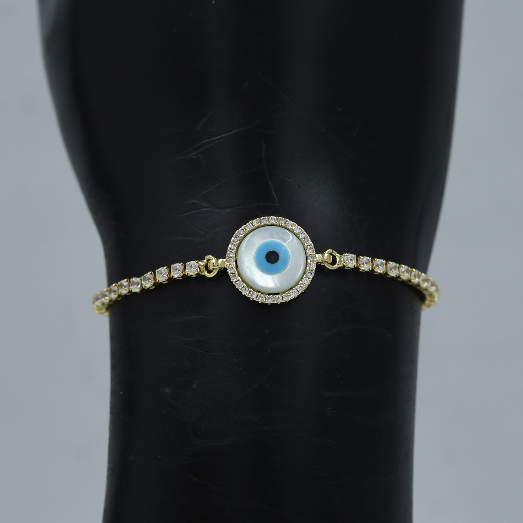 Evil Eye Zircon/AD Bracelet 11554-88