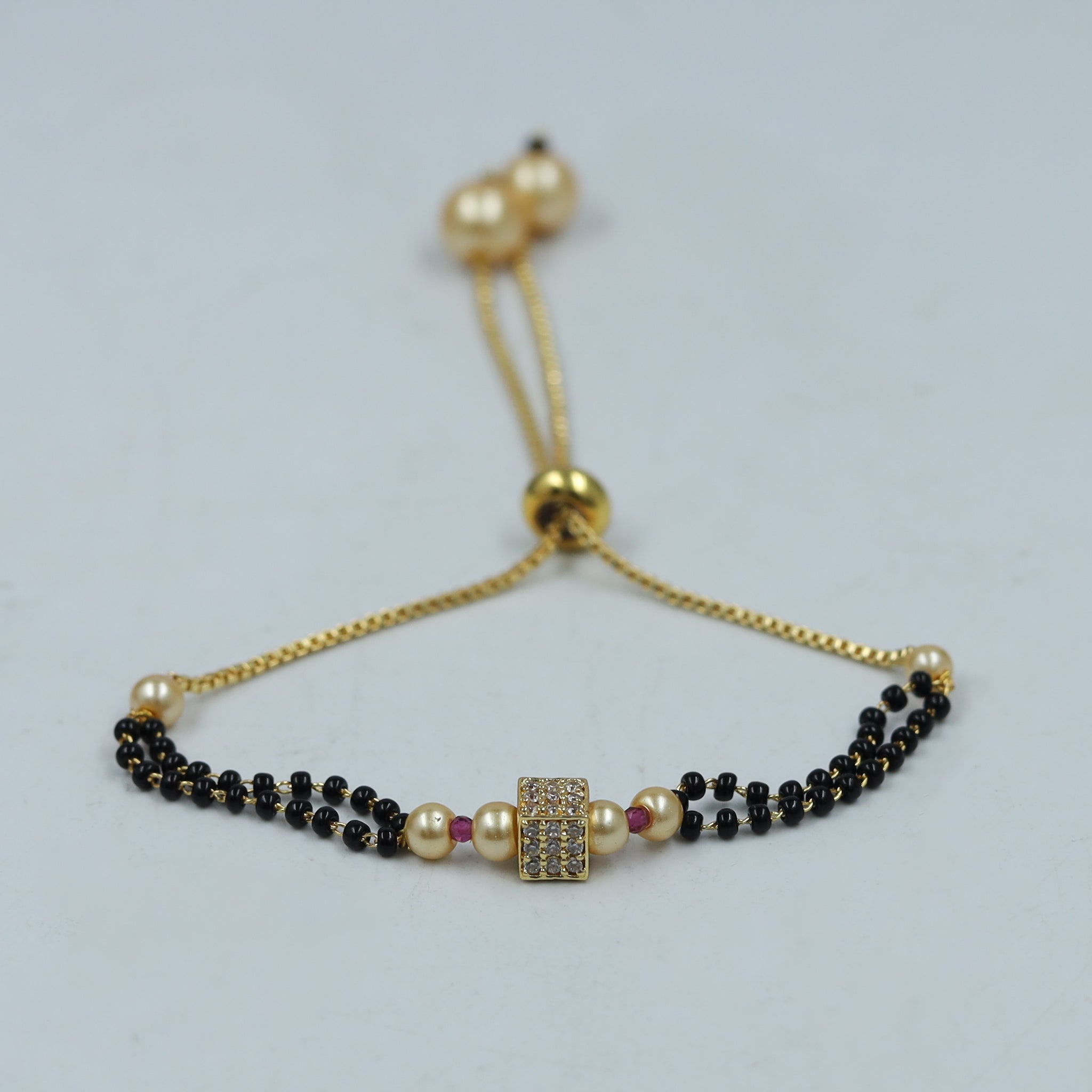 Zircon/AD Mangalsutra Bracelet 4549-1