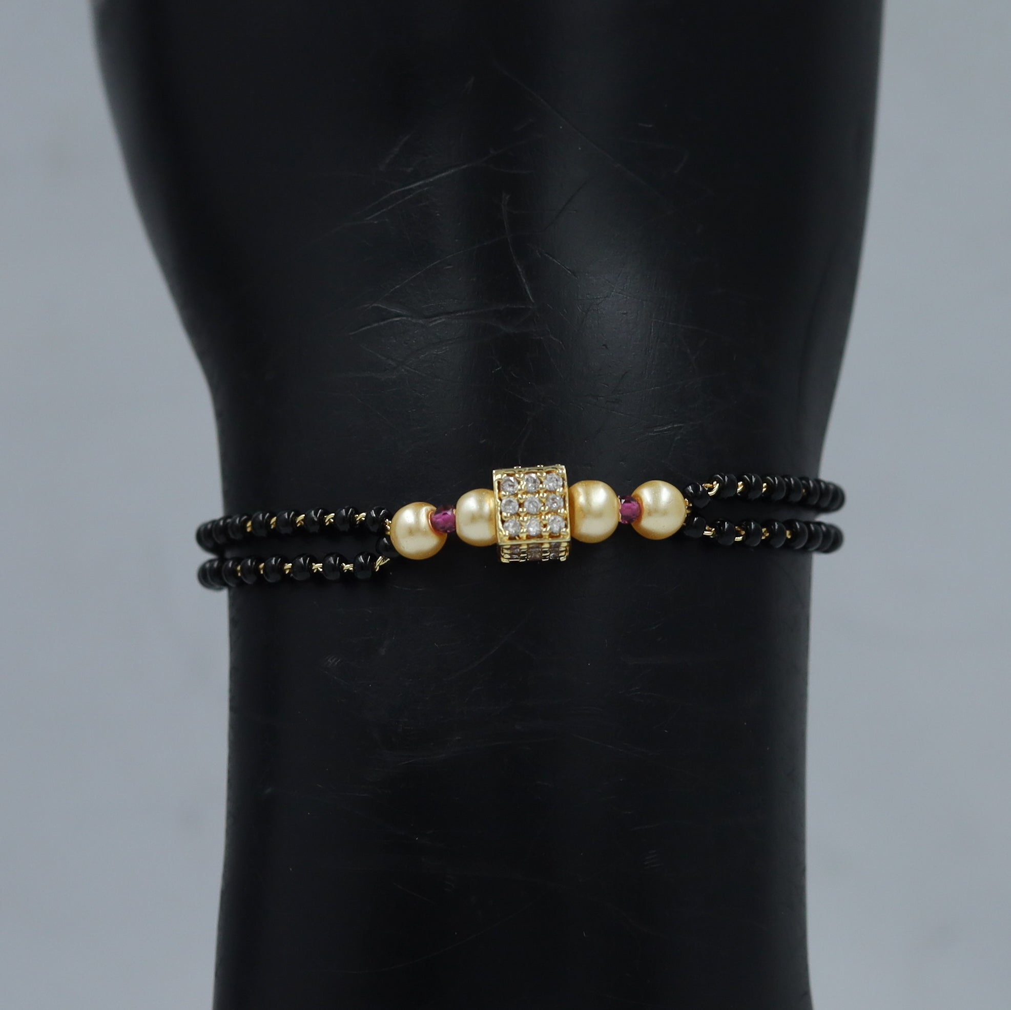 Zircon/AD Mangalsutra Bracelet 4549-1