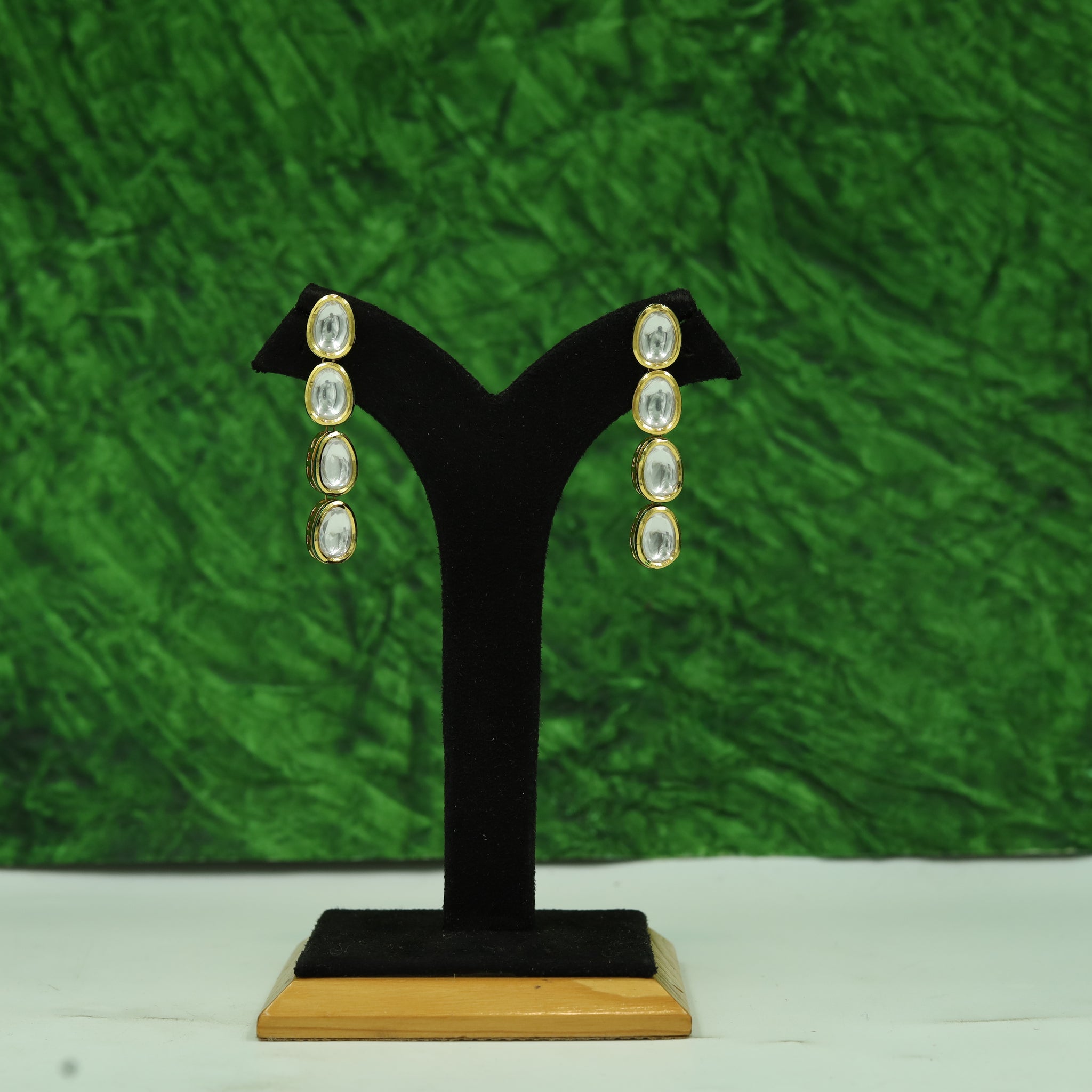 Long Neck Kundan Necklace Set 12186-28