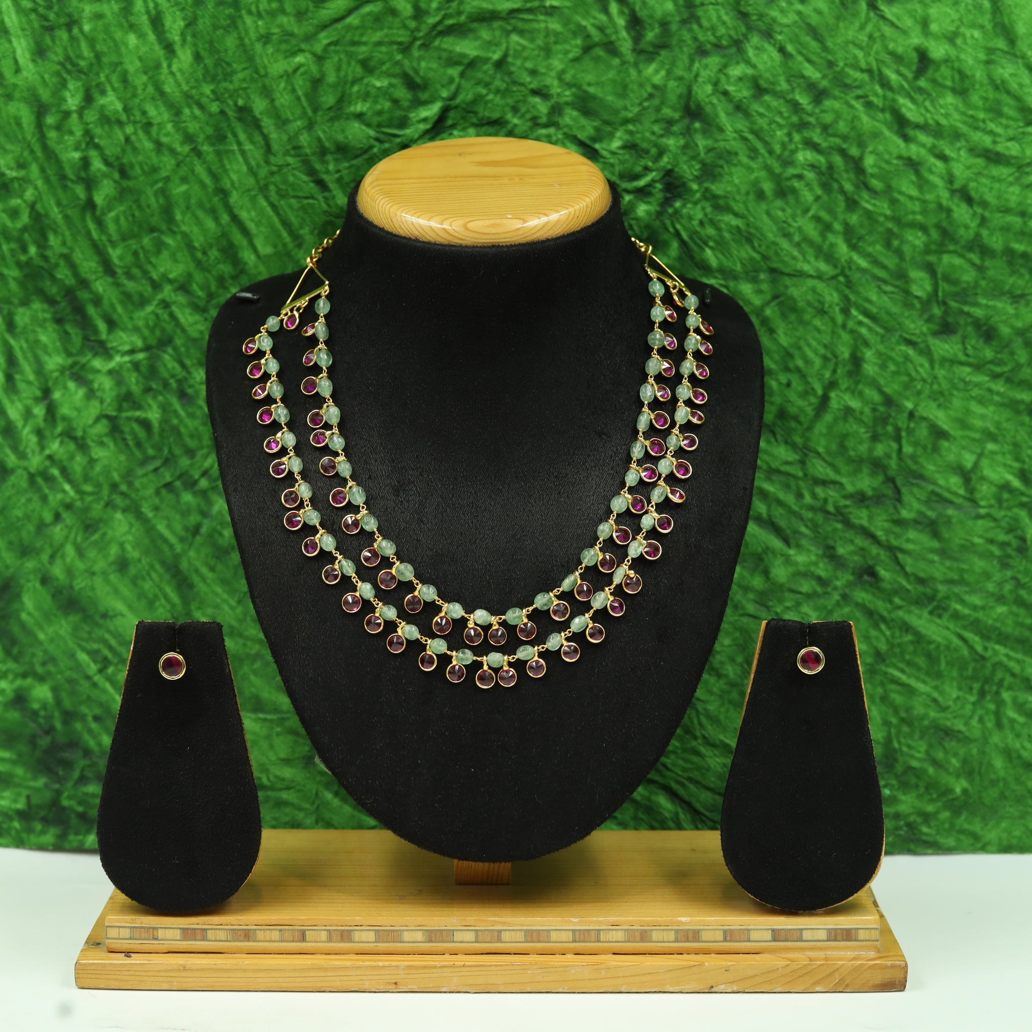 Layered Pearl Necklace Set 16349-21
