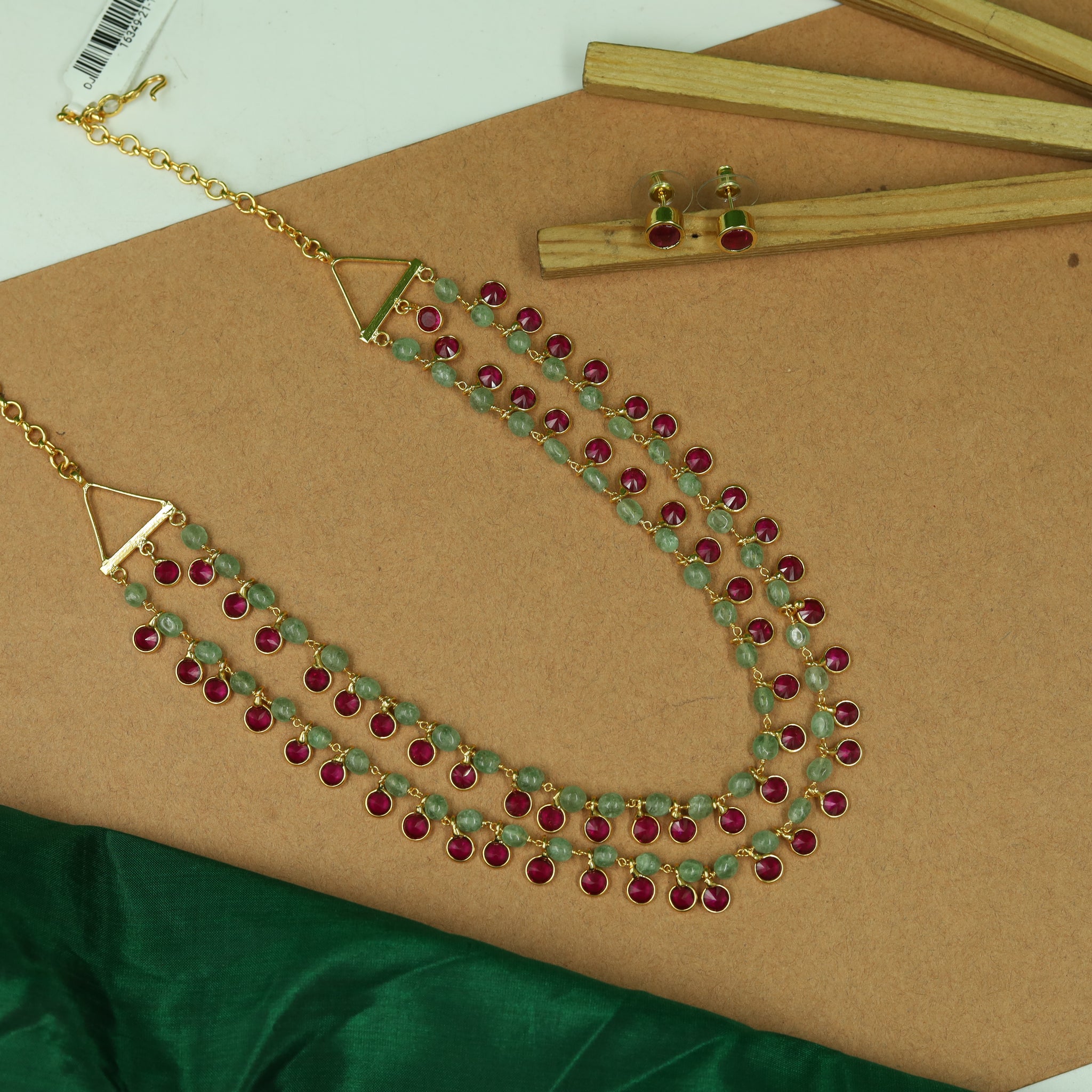 Layered Pearl Necklace Set 16349-21
