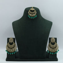 Green Jewellery Set 1832-5897
