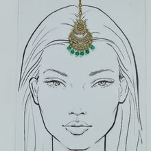 Green Jewellery Set 1832-5897