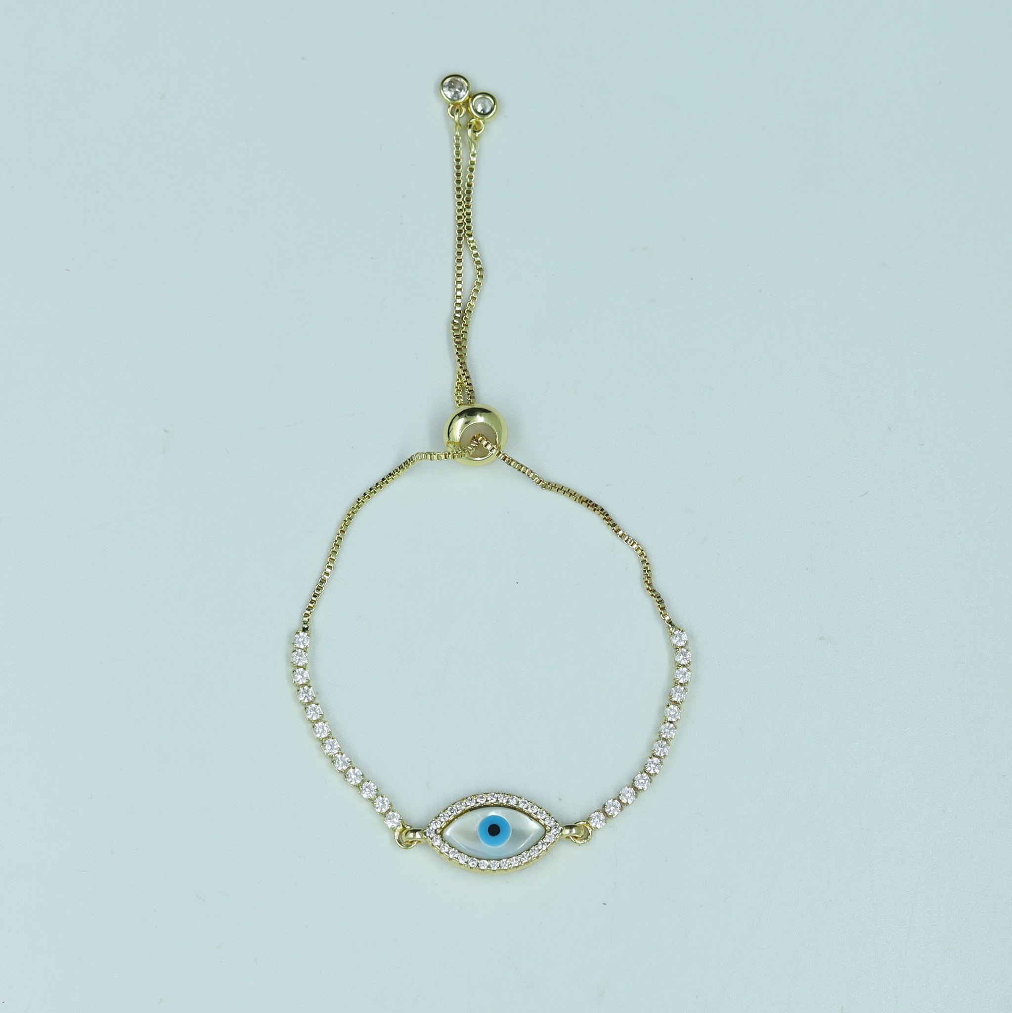 Evil Eye Zircon/AD Bracelet 11555-88