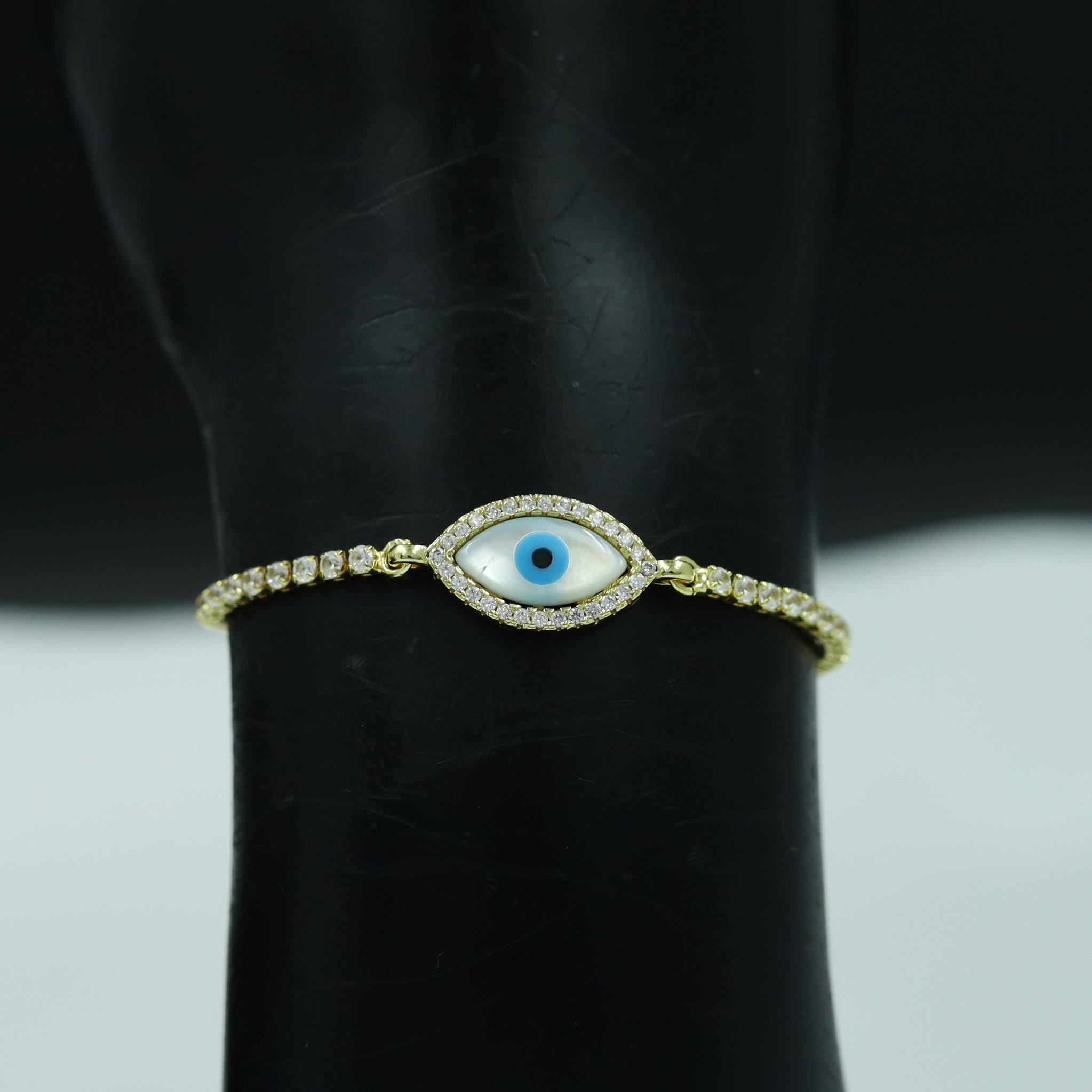 Evil Eye Zircon/AD Bracelet 11555-88