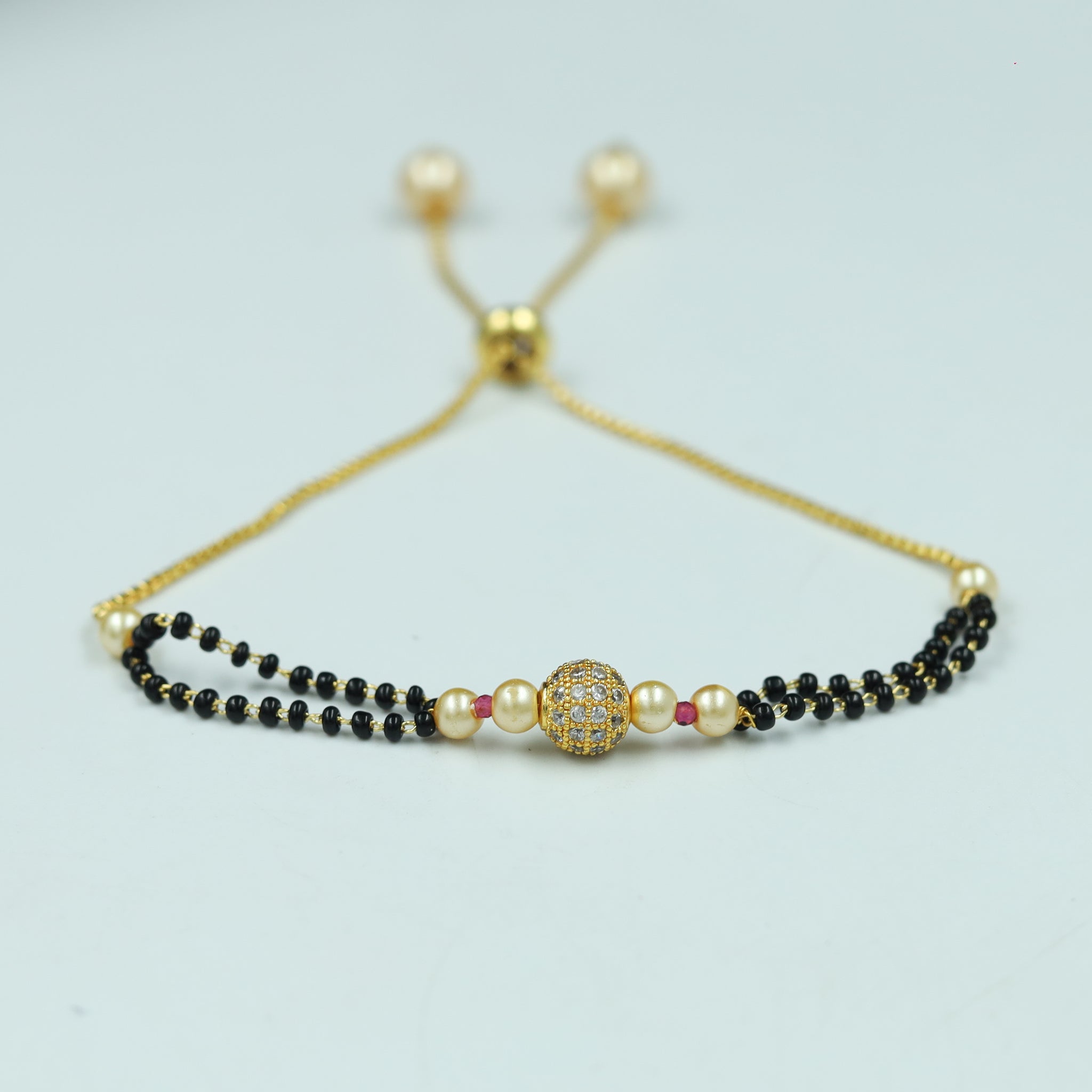 Zircon/AD Mangalsutra Bracelet 4548-1