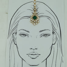 Sabyasachi Inspired Moissanite Kundan Maang Tikka 16658-87