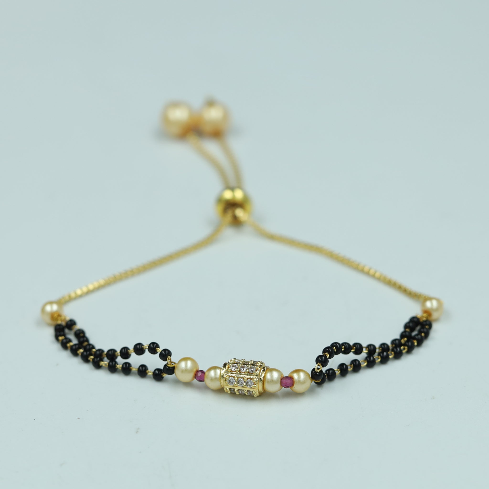 Zircon/AD Mangalsutra Bracelet 4547-1