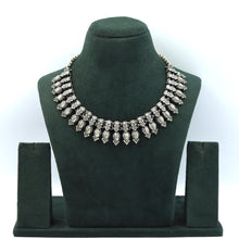 Round Neck Oxidized Necklace Set 7611-82