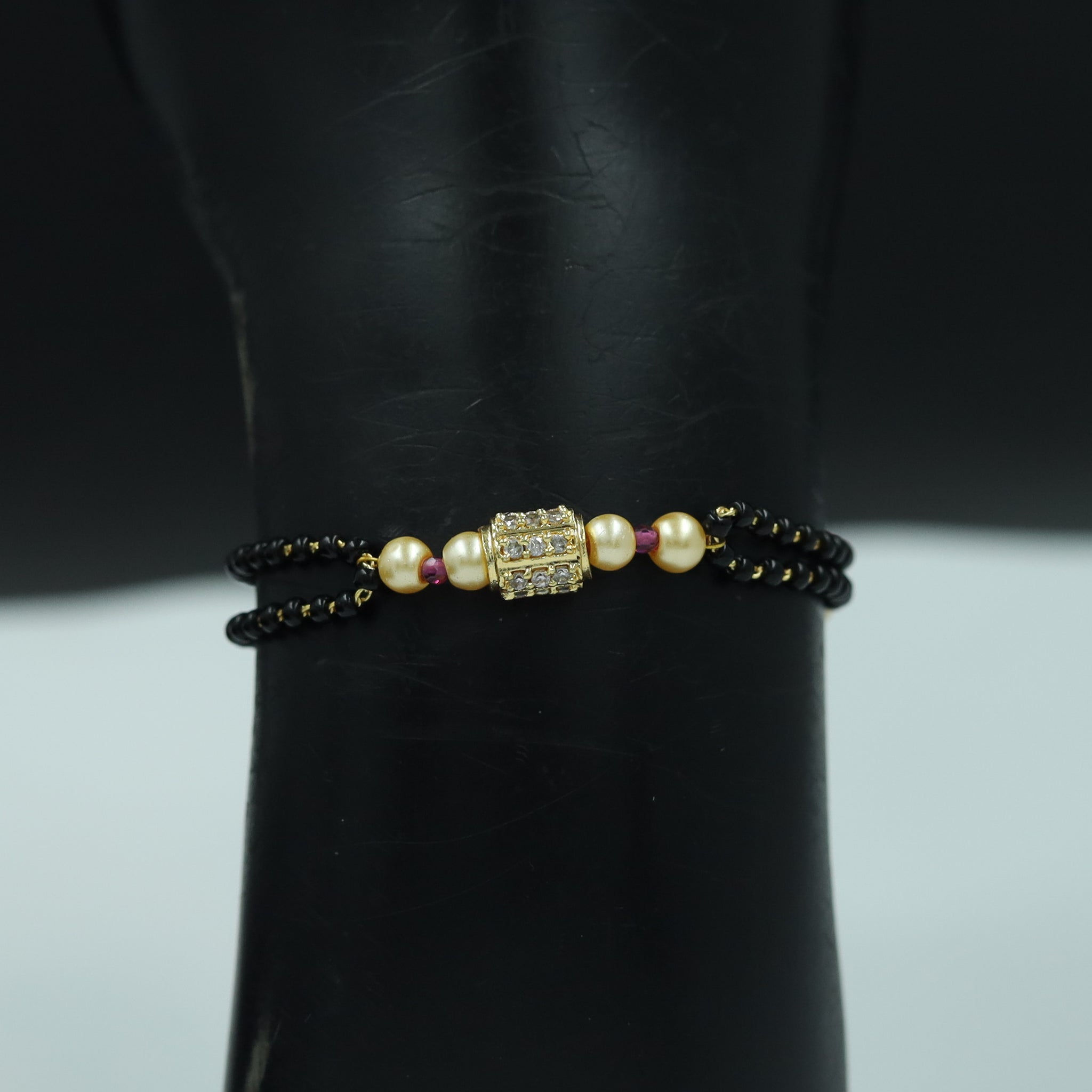 Zircon/AD Mangalsutra Bracelet 4547-1
