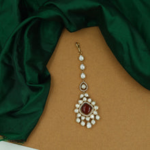 Sabyasachi Inspired Moissanite Kundan Maang Tikka 16658-87