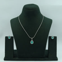 Light Zircon/AD Pendant Set 16416-69