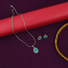 Light Zircon/AD Pendant Set 16416-69