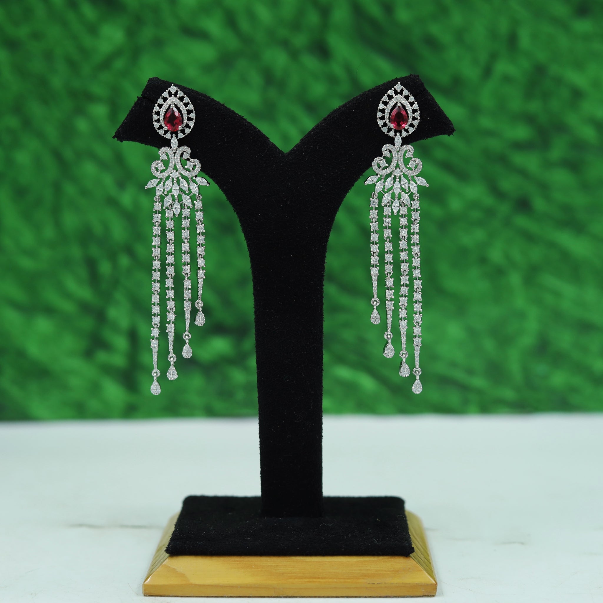 Danglers Zircon/AD Earring 16608-31