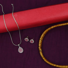 Light Zircon/AD Pendant Set 16416-69