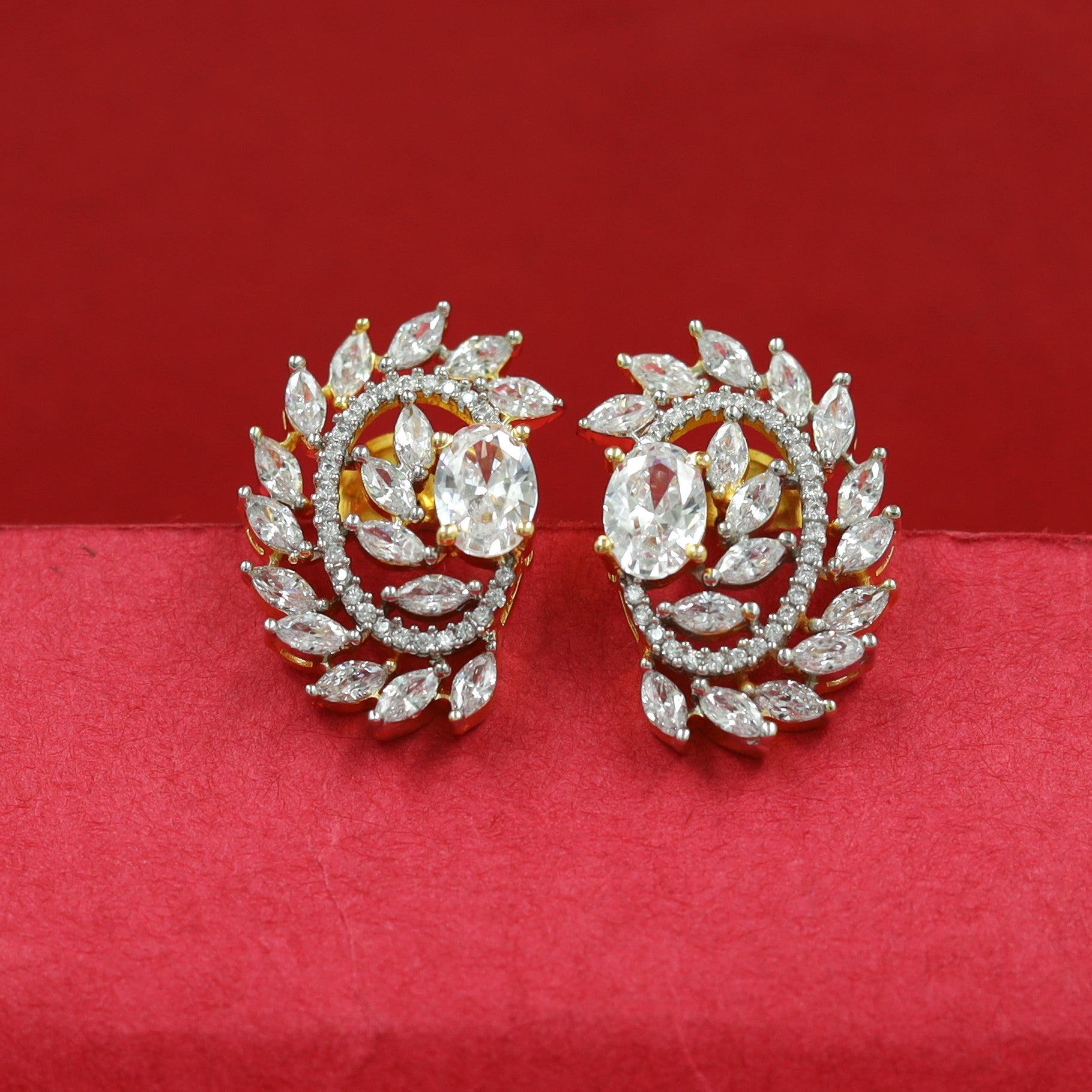 Tops/Studs Zircon/AD Earring 16889-08