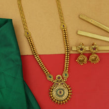 Long Neck Antique Necklace Set 16305-28