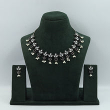 Round Neck Oxidized Necklace Set 13223-33