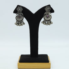 Round Neck Oxidized Necklace Set 4330-81