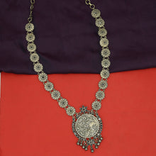 Black Oxidized Necklace Set 11787-7964