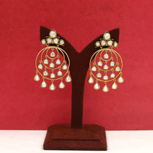 Moissanite Chandbali Kundan Earring 19996-87