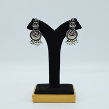 Long Neck Oxidized Necklace Set 4331-81