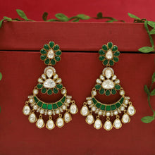 Moissanite Chandbali Kundan Earring 19999-87