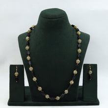 Long Neck Pearl Necklace Set 15483-42