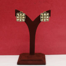 Moissanite Tops/Studs Kundan Earring 19993-87