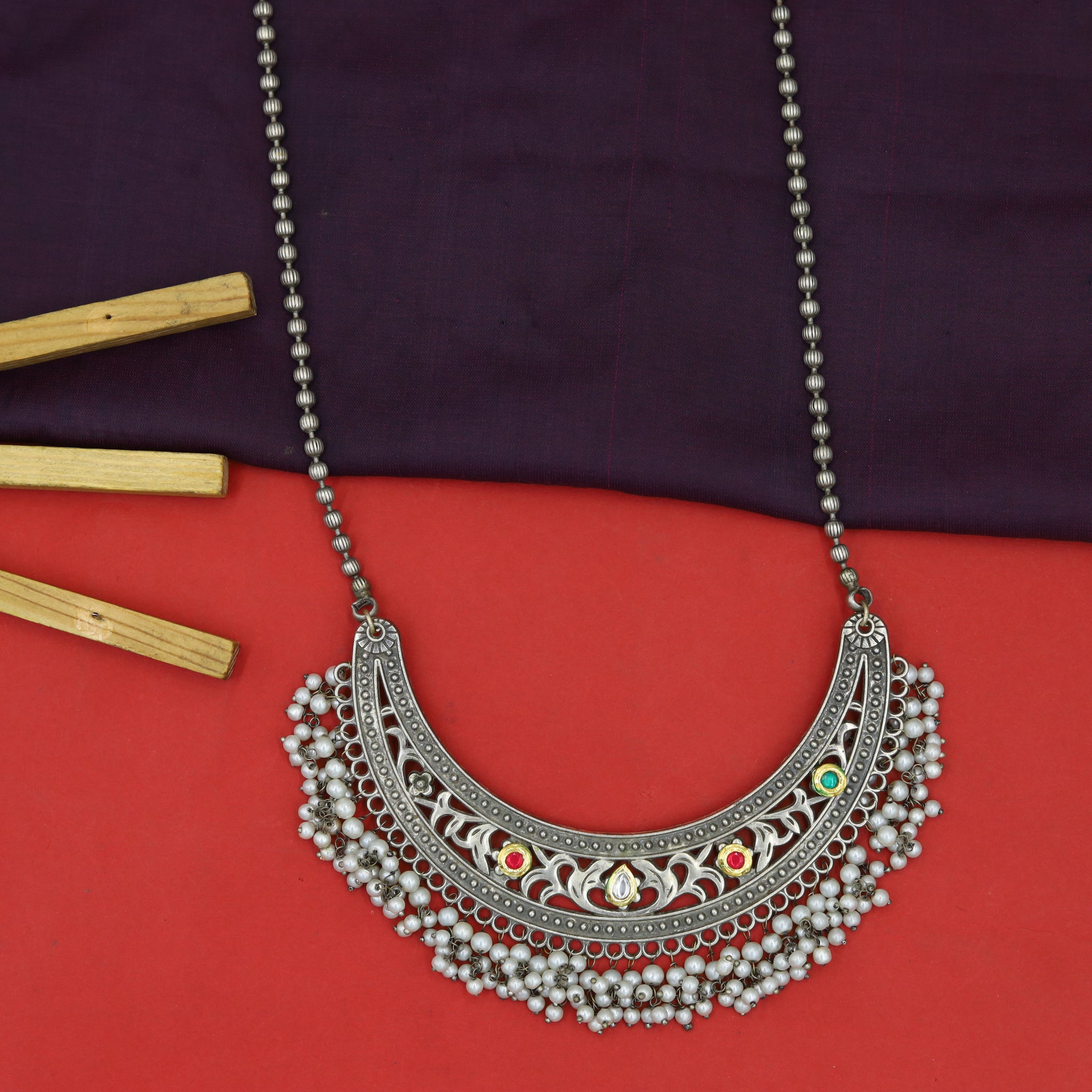 Medium Oxidized Pendant Set 4362-R