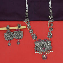 Medium Oxidized Pendant Set 4373-R