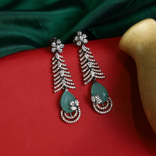 Mint Green Zircon/AD Earring 9126-3550