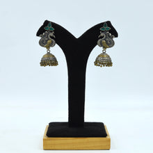 Green Oxidized Necklace Set