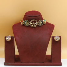 Sabya Inspired Choker Kundan Necklace Set 19998-87