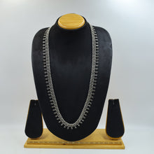 Round Neck Oxidized Necklace Set 7616-82