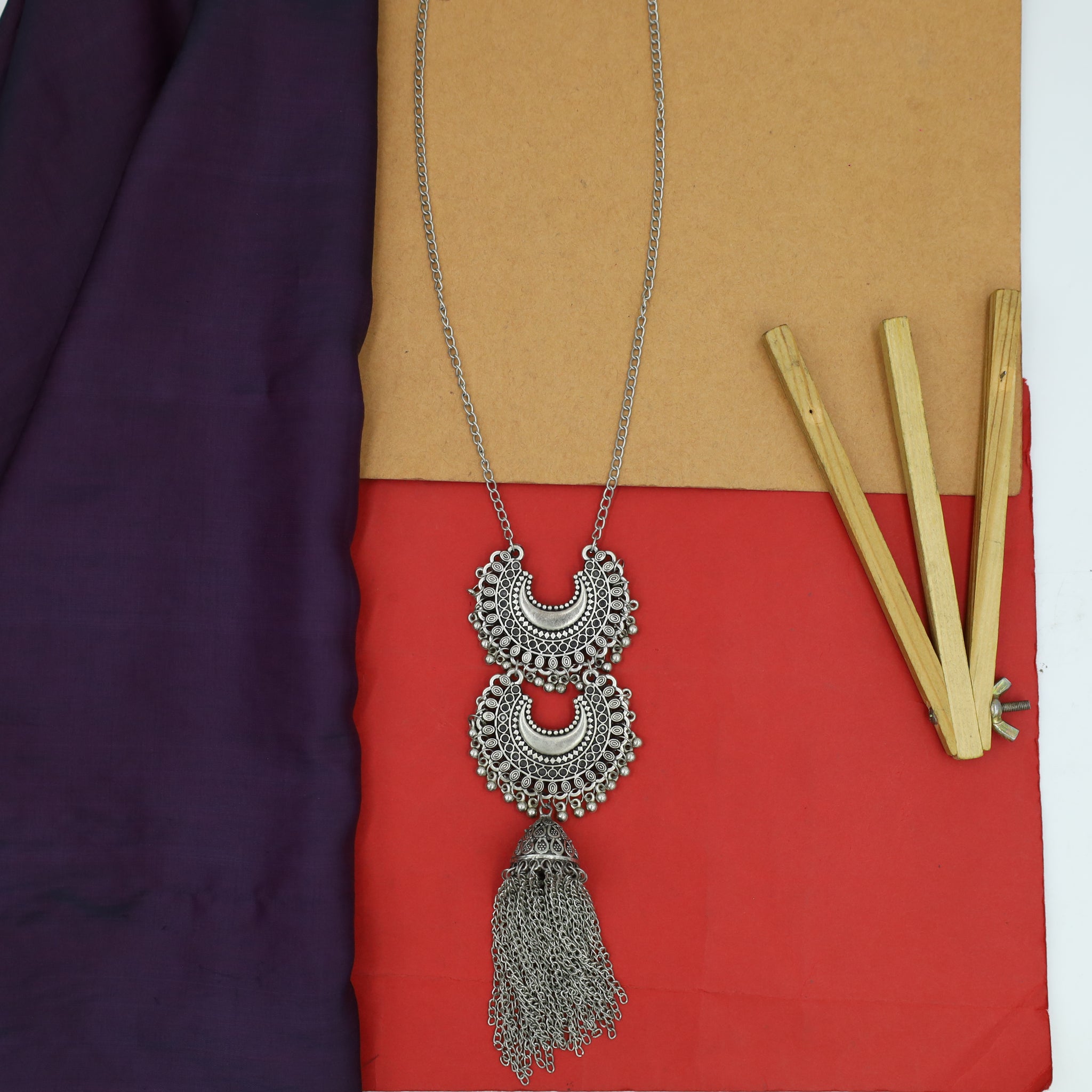 Black Oxidized Pendant Set 10645-6330