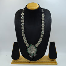 Black Oxidized Necklace Set 11787-7961