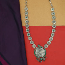 Black Oxidized Necklace Set 11787-7961