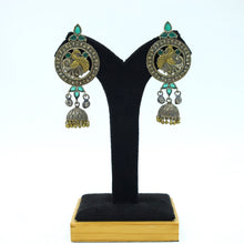 Green Oxidized Pendant Set1134-5199