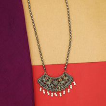 Medium Oxidized Pendant Set 4379-R