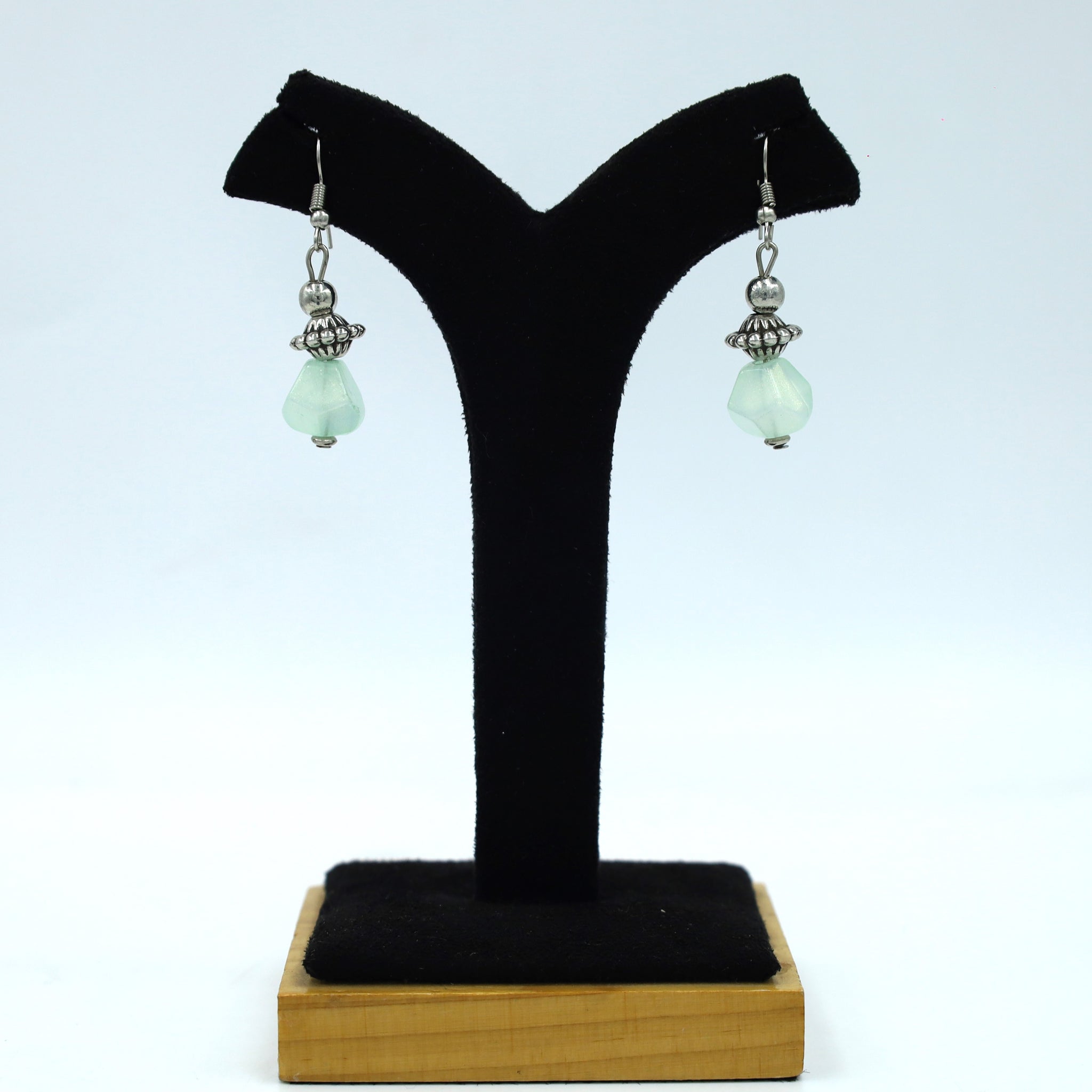 Mint Green Oxidized Pendant Set 19403-6385