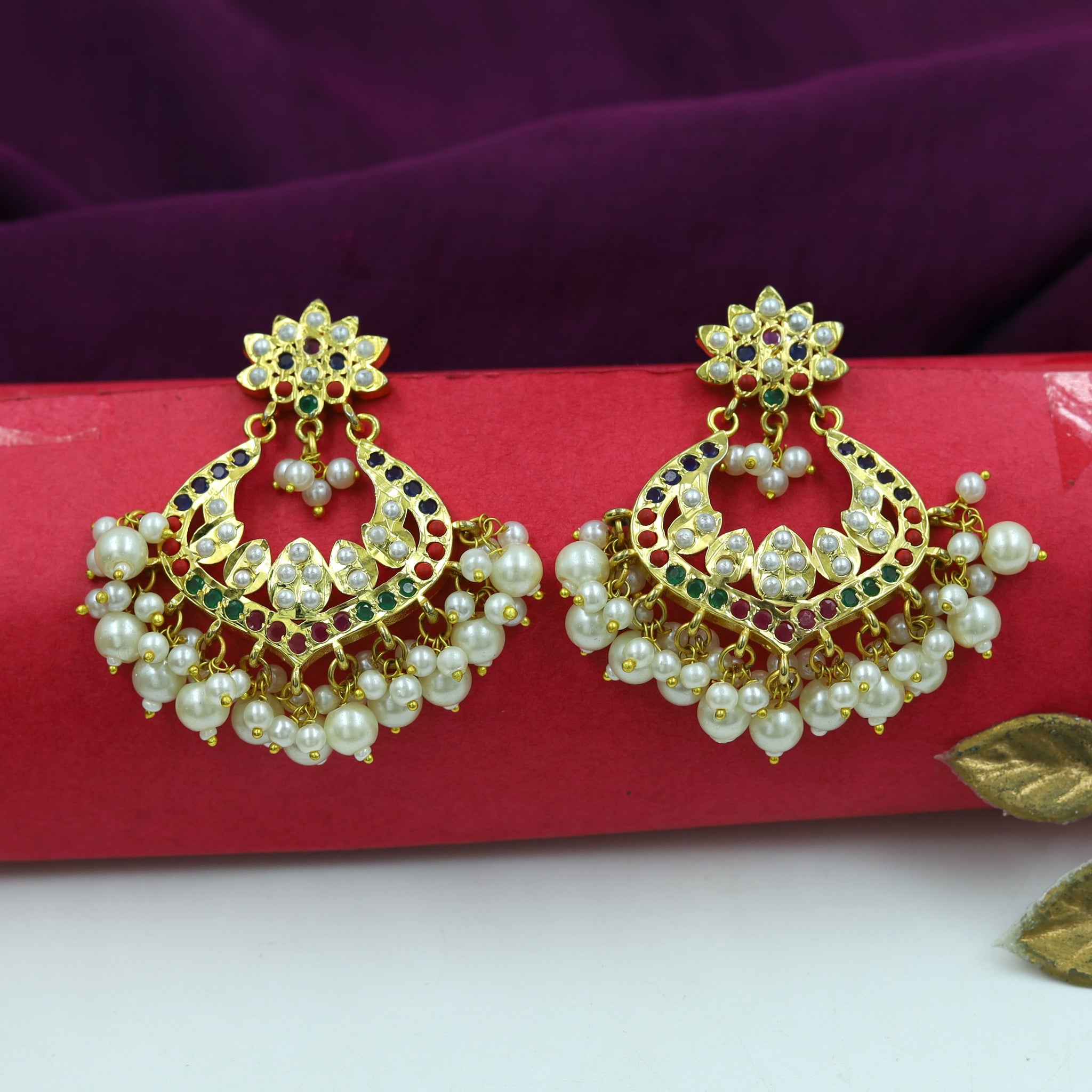 Chandbali Jadau Earring 15993-65