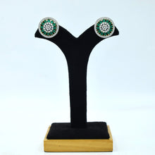 Green Zircon/AD Pendant Set 2541-6606