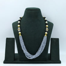 Mint Green Pearl Necklace Set